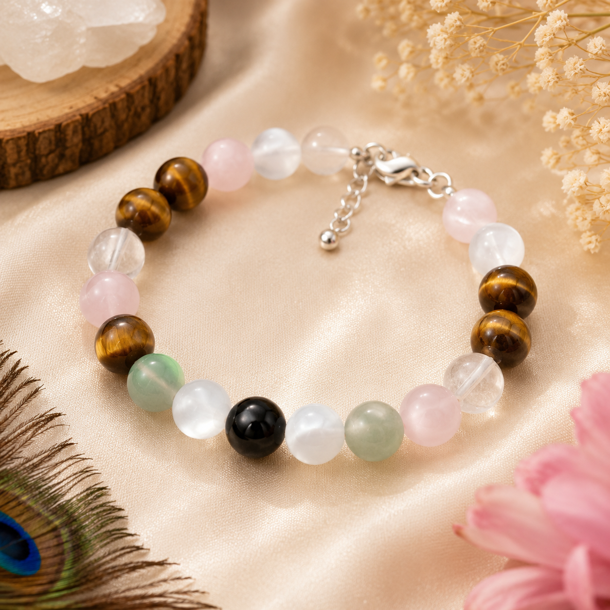 3c5023a4-ced5-4867-a461-e4b0ab13b6b4 Customized Kundli Crystal Bracelet - Image 1