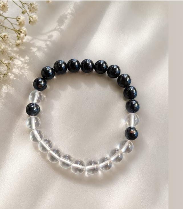 WhatsApp Image 2026-08-04 at 11.48.22 AM (2) Black & Clear Crystal Bracelet - Image 1